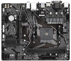Материнская плата GigaByte A520M S2H Socket AM4 AMD A520 2xDDR4 1xPCI-E 16x 2xPCI-E 1x 4 mATX Retail