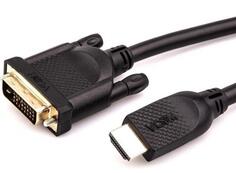 VCOM CG484GD-5M Кабель HDMI AM/DVI(24+1)M, 5м, CU, 1080P@60Hz, 2F, VCOM &lt;CG484G-5M&gt;