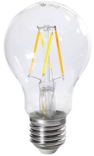 Умная LED лампа GEOZON филамент /E27/A60/5.5W/2200K-5500K/Wi-Fi/AC 220-250В, 50/60Гц/500lm/transparent GSH-SLF01