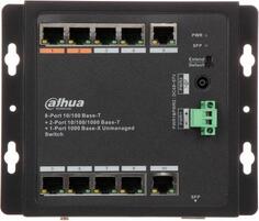 Коммутатор Dahua DH-PFS3111-8ET-96-F 10G 6PoE+ 96W неуправляемый