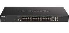 DXS-1210-28S/A1A Коммутатор Настраиваемый L2+ коммутатор с 24 портами 10GBase-X SFP+ и 4 портами 10GBase-T, RTL {5}