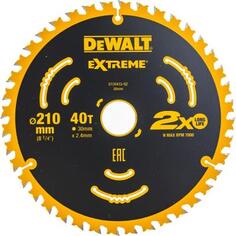 Диск пильный DeWalt DT20433-QZ 210 ммx30 мм 40зуб