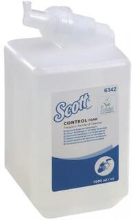 Картридж с пенным мылом одноразовый SCOTT Control, 1 л, прозрачный, диспенсер 601541, АРТ. 6342 Лайма