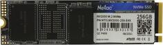 Твердотельный накопитель SSD M.2 Netac 256Gb NV2000 Series &lt;NT01NV2000-256-E4X&gt; Retail (PCI-E 3.1 x4, up to 2500/1000MBs, 3D NAND, 150TBW, NVMe