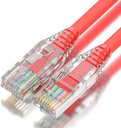 GCR Патч-корд 2.0m LSZH UTP кат.5e, красный, коннектор ABS, 24 AWG, ethernet high speed 1 Гбит/с, RJ45, T568B, GCR-52672 Green Connection
