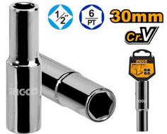 Головка шестигранная глубокая 1/2 INGCO HHAST12303L