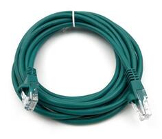 Патч-корд Buro UTP 4 пары cat5E CCA molded 3м зеленый RJ-45 (m)-RJ-45 (m) Бюрократ
