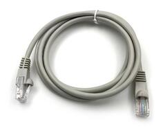 Патч-корд Buro UTP 4 пары cat5E CCA molded 1.5м серый RJ-45 (m)-RJ-45 (m) Бюрократ