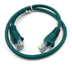 Патч-корд Buro UTP 4 пары cat5E CCA molded 0.5м зеленый RJ-45 (m)-RJ-45 (m) Бюрократ