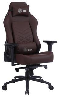 Кресло для геймеров Cactus CS-CHR-0112BR коричневый