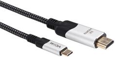 Кабель-адаптер USB 3.1 Type-Cm --&gt; HDMI A(m) 8K@30Hz, 1.8m ,Alumi Shell,VCOM &lt;CU423MCV-1.8M&gt;