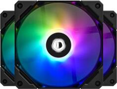 Вентилятор для корпуса ID-Cooling (3шт в комплекте) 120x120mm 4pin ARGB PWM black (TF-12025-ARGB-TRIO)