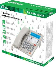Телефон проводной RITMIX RT-495 white