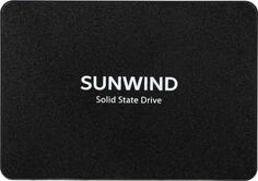 Твердотельный накопитель SSD 2.5 256 Gb SunWind ST3 Read 500Mb/s Write 400Mb/s 3D NAND SWSSD256GS2T