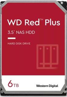 Жесткий диск 3.5 6 Tb 5400 rpm 256 Mb cache Western Digital Red Plus SATA III 6 Gb/s WD60EFPX