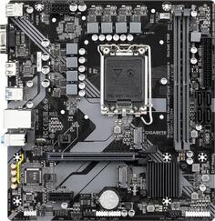 Материнская плата GigaByte B760M H DDR4 Socket 1700 B760 2xDDR4 1xPCI-E 16x 1xPCI-E 1x 4xSATA III mATX Retail