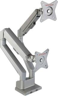 Кронштейн для мониторов Arm Media LCD-T36 серебристый 15-34 макс.9кг настольный поворот и наклон верт.перемещ