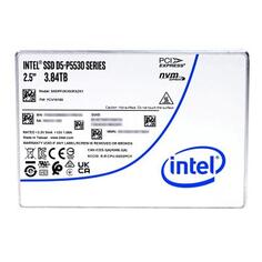 Твердотельный накопитель SSD 2.5 3.84 Tb Intel D5-P5530 Read 6500Mb/s Write 3500Mb/s 3D NAND TLC SSDPF2KX038XZN1