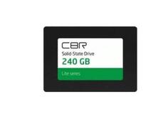 Твердотельный накопитель SSD 2.5 240 Gb CBR Lite Read 550Mb/s Write 520Mb/s 3D NAND TLC SSD-240GB-2.5-LT22