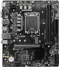 Материнская плата MSI PRO H610M-E Socket 1700 H610 2xDDR5 1xPCI-E 16x 1xPCI-E 1x 4xSATA III mATX Retail