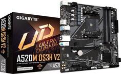 Материнская плата GigaByte A520M DS3H V2 Socket AM4 AMD A520 4xDDR4 1xPCI-E 16x 2xPCI 1xPCI-E 1x 4xSATA III mATX A520M DS3H V2