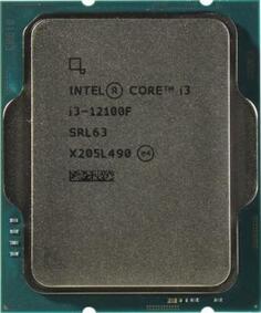 Процессор Intel® Core i3-12100F OEM [LGA 1700, 4 x 3.3 ГГц, L2 - 5 Мб, L3 - 12 МБ, 2хDDR4, DDR5-4800 МГц, TDP 89 Вт]