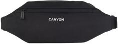 CANYON FB-1, Fanny pack, Product spec/size(mm): 270MM x130MM x 55MM, Black, EXTERIOR materials:100% Polyester, Inner materials:100% Polyester, max wei