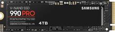 Твердотельный накопитель SSD M.2 4 Tb Samsung 990 PRO Read 7450Mb/s Write 6900Mb/s 3D NAND TLC
