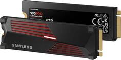 Твердотельный накопитель SSD M.2 4 Tb Samsung 990 PRO Read 7450Mb/s Write 6900Mb/s 3D NAND TLC MZ-V9P4T0CW