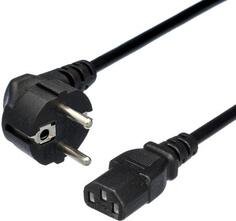 Кабель питания GoPower евровилка CEE 7/7-C13 (f) 3.0м ПВХ 0.75мм черный (1/10/100)