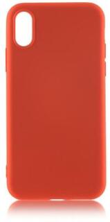Чехол для Apple iPhone Xs Max Brosco Softrubber\\\\Soft-touch, накладка, красный