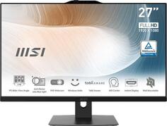 Моноблок MSI Modern AM272P 1M-679XRU 27 Full HD Core 7 150U (1.8) 16Gb SSD512Gb noOS GbitEth WiFi BT 120W клавиатура мышь Cam черный 1920x1080