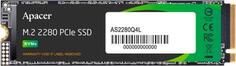 Твердотельный накопитель SSD M.2 2 Tb Apacer AS2280Q4L Read 3600Mb/s Write 2800Mb/s 3D NAND AP2TBAS2280Q4L-1
