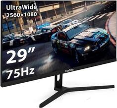Монитор безрамочный с аудио 29 ExeGate SmartView ES1500 (IPS LED Grade A+, 2560x1080@75Гц, 21:9, 300cd/m2, 1000:1, 178°/178°, 1ms, HDMI, DisplayPort,