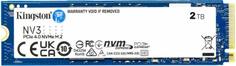 Твердотельный накопитель SSD M.2 2 Tb Kingston NV3 Read 6000Mb/s Write 5000Mb/s 3D NAND TLC SNV3S/2000G