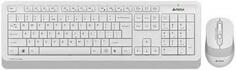 A-4Tech Клавиатура + мышь A4 Fstyler FG1010 WHITE клав:белый/серый мышь:белый/серый USB беспроводная [1147575] A4tech