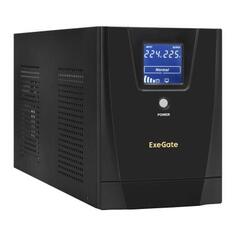 Exegate EX292636RUS ИБП ExeGate SpecialPro Smart LLB-3000.LCD.AVR.3SH.2C13.RJ.USB &lt;3000VA/1800W, LCD, AVR,3*Schuko+2*C13,RJ45/11,USB, металлический