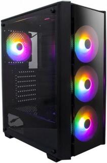 1STPLAYER FIRE DANCING V4-G / ATX, TG / 4x120mm LED fans inc. / V4-G-4F1
