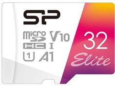 Карта памяти microSDHC 32Gb Silicon Power Elite SP032GBSTHBV1V20SP