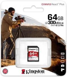 Карта памяти SD XC 64Gb Kingston SDR2/64GB