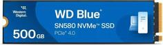 Твердотельный накопитель SSD M.2 500 Gb Western Digital Blue SN580 Read 4000Mb/s Write 3600Mb/s 3D NAND TLC WDS500G3B0E