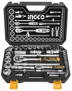 Набор головок 1/4+1/2 с трещоткой 44шт INGCO HKTS42441
