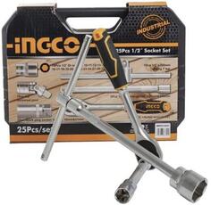 Набор головок 1/2 с трещоткой 25шт INGCO HKTS12251