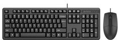 Клавиатура + мышь A4Tech KK-3330S клав:черный мышь:черный USB