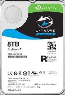 Жесткий диск 3.5 8 Tb 7200rpm 256Mb cache Seagate SkyHawk AI ST8000VE0004 SATA III 6 Gb/s