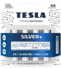 Батарейки Tesla SILVER AA+4ks Alkaline AA (LR06, пальчиковая, блистер) 4 ks блистер /4