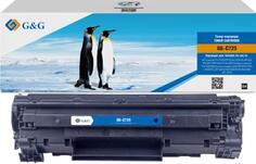 Картридж лазерный G&amp;G GG-C725 черный (1600стр.) для Canon imageCLASS MF3010 MFP/LBP-6000/6000B/6020/6020B/MF-3010, LJ P1102/1102w Pro M1130/1212 H