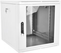 Шкаф телекоммуникационный настенный разборный 9U (600х520), съемные стенки, дверь стекло ЦМО