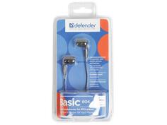 Наушники Defender Basic-604 черный 63604