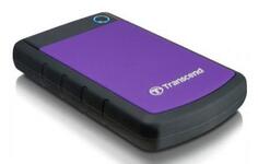 Внешний жесткий диск Transcend 1Tb TS1TSJ25H3P 2.5 USB 3.0 черный/фиолетовый